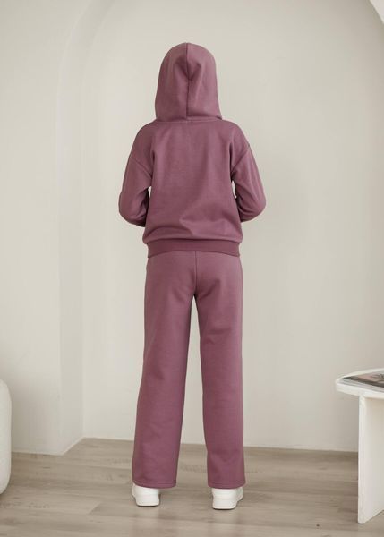 &ldquo;Teddy Time&rdquo; &mdash; warm tracksuit for girls, lilac, size 122