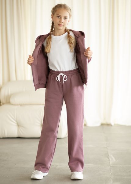 &ldquo;Teddy Time&rdquo; &mdash; warm tracksuit for girls, lilac, size 122