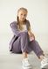 &ldquo;Wednesday&rdquo; velour sports tracksuit for girls, lavender, size 122